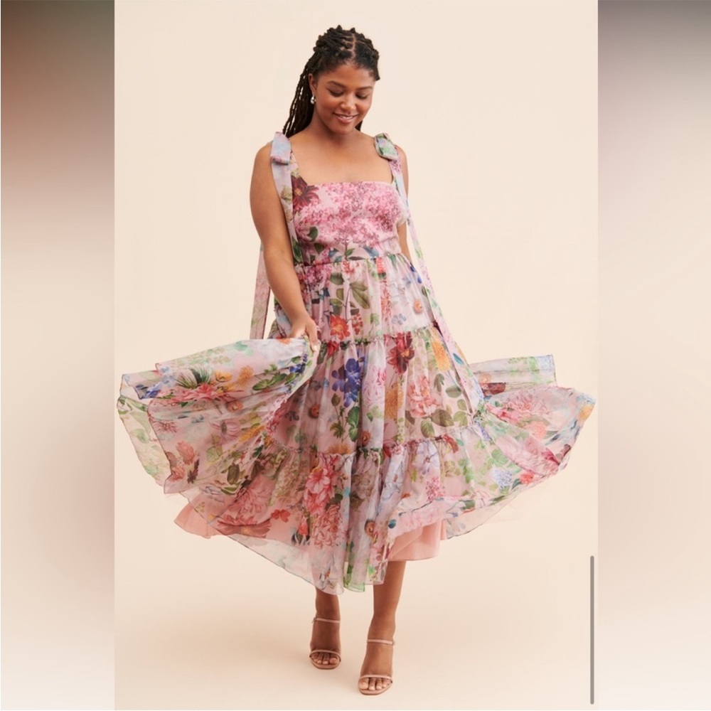 Anthropologie BHLDN x Geisha Designs Tiered Gown